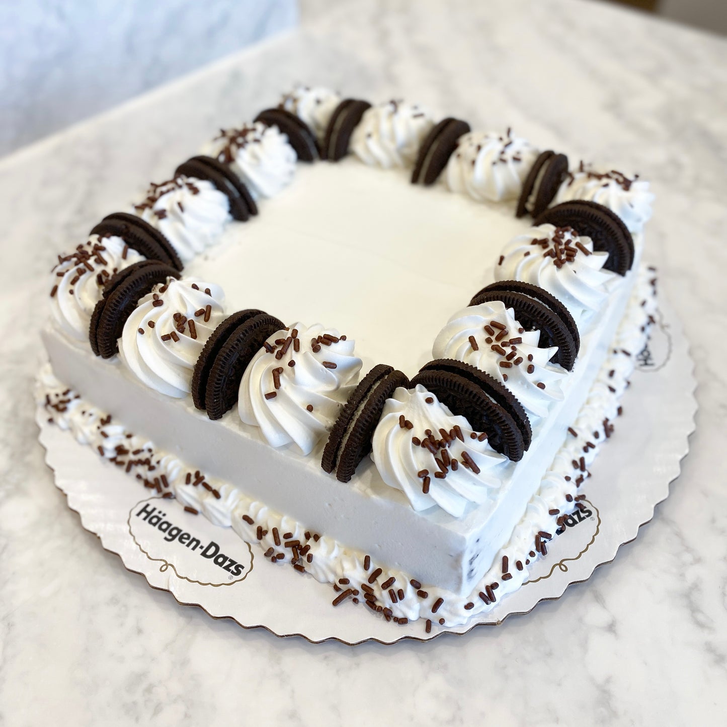 Square Cookies and Cream